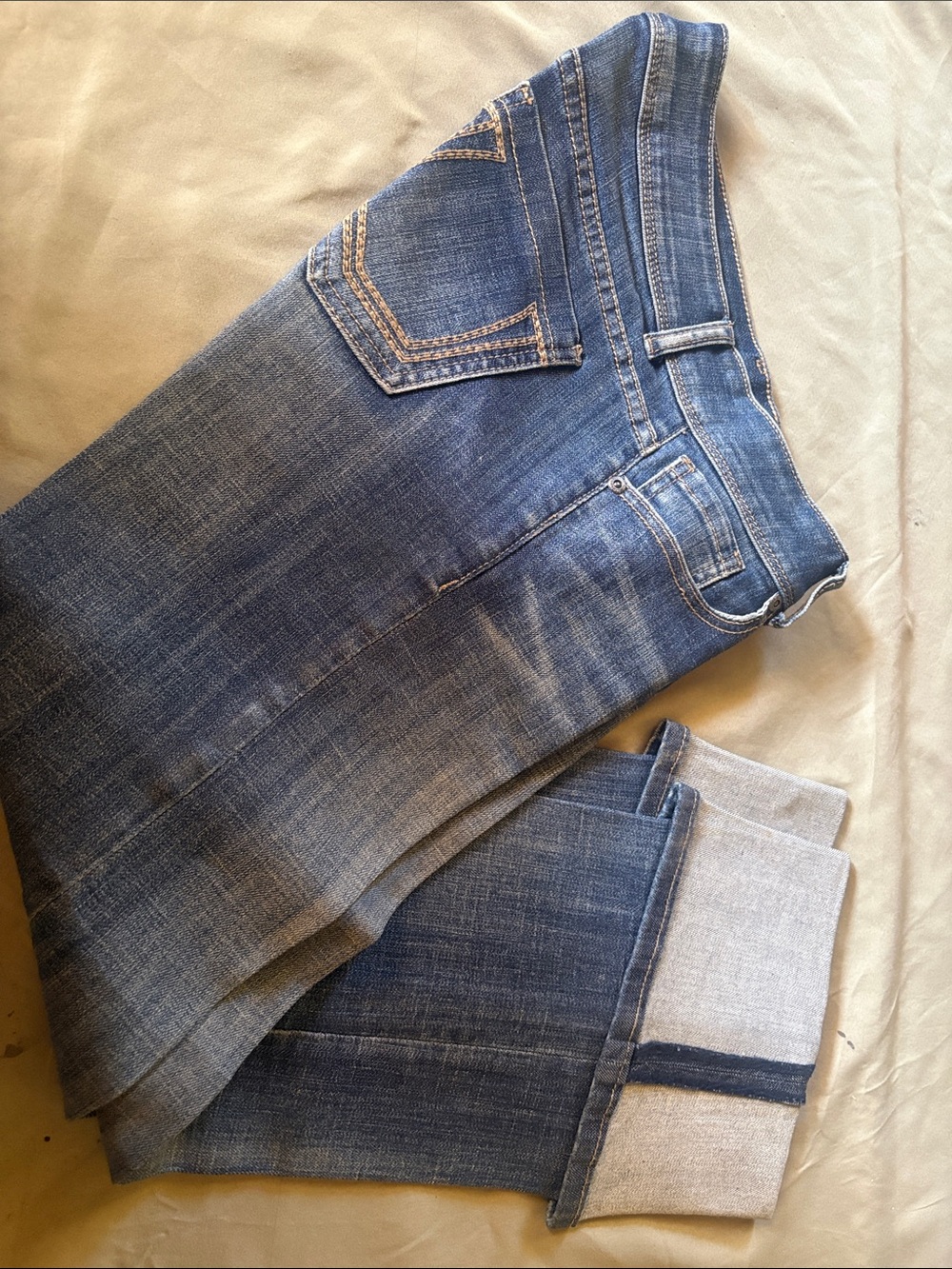Stetson Blue Cropped Ankle Jeans